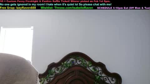 Snapshot of _isabelleraven chatting on 02-11-26, 05:29 IsabelleRaven online show from 02-11-26, 05:29