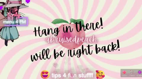 Snapshot of abruisedpeach chatting on 05-27-26, 02:30 Peach online show from 05-27-26, 02:30