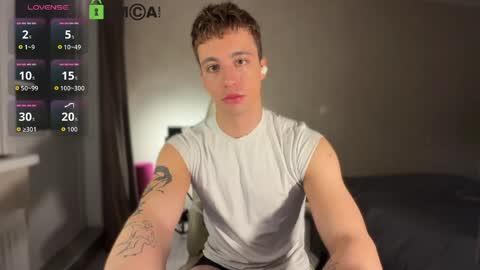 Snapshot of adampolerno chatting on 04-30-26, 10:25 Hi Im Adam Glad to see u here 3 And its my first day online show from 04-30-26, 10:25