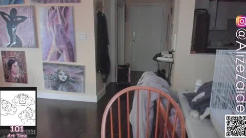 Alize Zaide online show from 12-22-24, 09:20