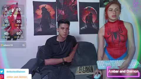 AMBAR AND DAIMON online show from 10-24-25, 08:11