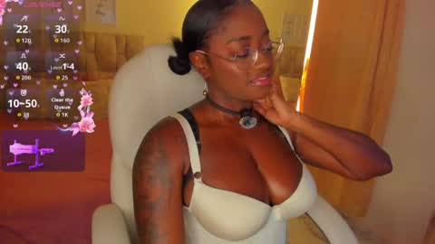 Snapshot of ananya_kay01 chatting on 05-22-26, 01:24 A N A my connection hours are from 600 pm to 12 pm Colombian time online show from 05-22-26, 01:24