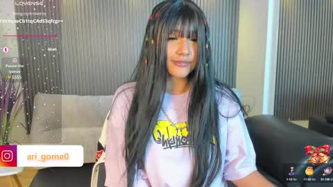 Snapshot of arigy_gomez chatting on 12-19-24, 08:55 Arigy Everyday From 1430 to 2130 Col Time online show from 12-19-24, 08:55