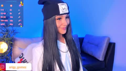 Snapshot of arigy_gomez chatting on 03-10-25, 10:34 Arigy Everyday From 1430 to 2130 Col Time online show from 03-10-25, 10:34