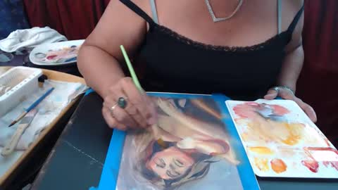 Snapshot of artsy_bubble chatting on 05-21-26, 05:42 Barb Ross online show from 05-21-26, 05:42