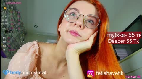 Snapshot of audreydevil chatting on 01-25-25, 11:34 audreydevil online show from 01-25-25, 11:34
