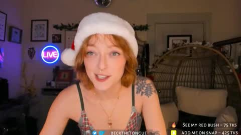 Snapshot of beckthetongue chatting on 12-21-25, 03:46 Beck the tongue online show from 12-21-25, 03:46