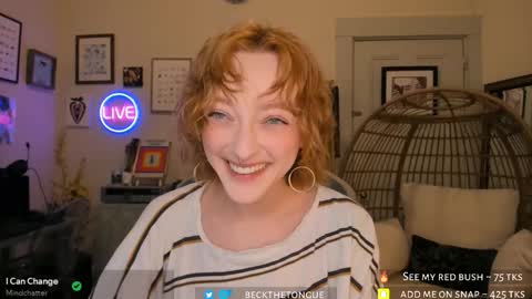 Snapshot of beckthetongue chatting on 02-20-26, 11:49 Beck the tongue online show from 02-20-26, 11:49