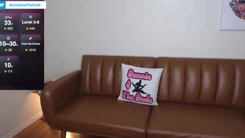 Snapshot of bunnieandthedude chatting on 02-21-25, 03:12 BUNNIE and THE DUDE TheLebowskis online show from 02-21-25, 03:12