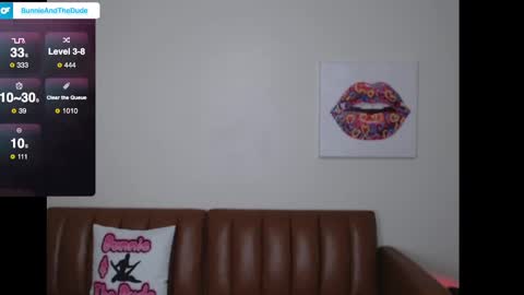 Snapshot of bunnieandthedude chatting on 02-22-25, 10:31 BUNNIE and THE DUDE TheLebowskis online show from 02-22-25, 10:31