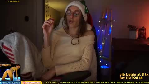 Snapshot of chanalephaz chatting on 12-24-24, 11:55 Rebecca online show from 12-24-24, 11:55