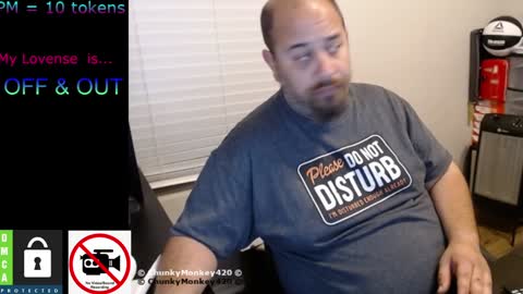 Snapshot of chunkymonkey420 chatting on 02-04-25, 04:15 Spencer Smokey Bear online show from 02-04-25, 04:15