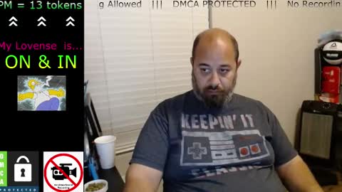 Snapshot of chunkymonkey420 chatting on 02-25-25, 02:36 Spencer Smokey Bear online show from 02-25-25, 02:36