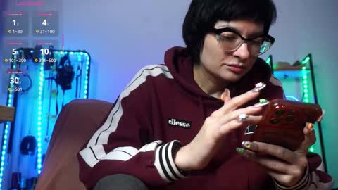 Snapshot of cyberxgoddess_ chatting on 10-14-25, 01:06 Lily Goddess online show from 10-14-25, 01:06