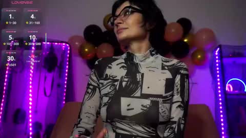 Snapshot of cyberxgoddess_ chatting on 10-27-25, 01:42 Lily Goddess online show from 10-27-25, 01:42