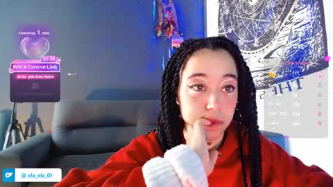 Snapshot of ela_0 chatting on 01-12-25, 12:23 Ela Help me reach 100 thumbs up online show from 01-12-25, 12:23