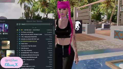 Snapshot of elissayum chatting on 01-22-25, 06:42 Petite Yumi online show from 01-22-25, 06:42