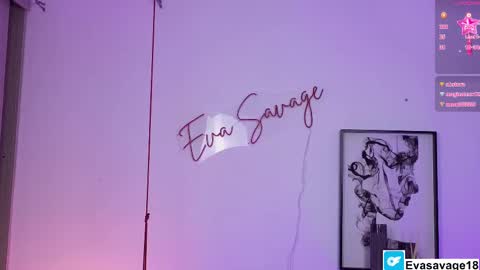 Snapshot of evasavage chatting on 02-26-25, 11:15 EVA SAVAGEIm recovering from surgery. Ill see you in a couple of weeks. online show from 02-26-25, 11:15