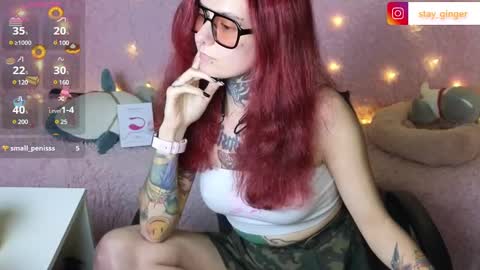 Snapshot of ginger_stay chatting on 01-17-25, 10:01 Ginger online show from 01-17-25, 10:01