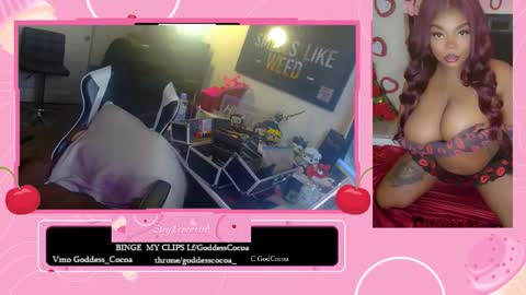 Snapshot of goddesscocoaa chatting on 01-10-26, 07:43 Goddess Cocoa online show from 01-10-26, 07:43