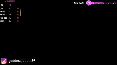Snapshot of goddessjulieta chatting on 05-26-26, 06:48 Julieta online show from 05-26-26, 06:48