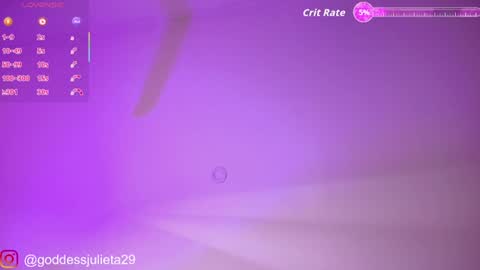 Snapshot of goddessjulieta chatting on 06-17-26, 06:53 Julieta online show from 06-17-26, 06:53