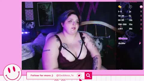 Snapshot of gxddess_fe chatting on 01-29-25, 12:22 Goddess Fe online show from 01-29-25, 12:22