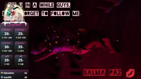 SALMA  online show from 12-21-24, 08:39