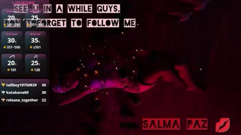 SALMA  online show from 01-20-25, 07:47