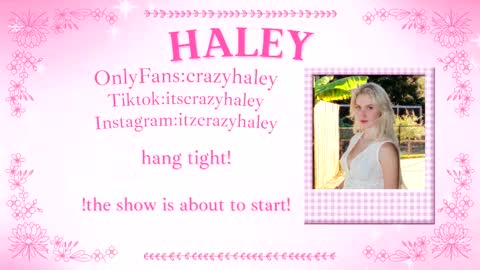 Snapshot of haleycrazy chatting on 01-15-26, 02:32 Haley online show from 01-15-26, 02:32