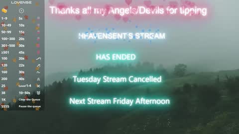 Snapshot of heavensent2hellbound chatting on 11-05-25, 12:43 AJ online show from 11-05-25, 12:43