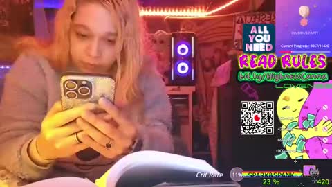 Snapshot of highnesscanna chatting on 01-05-25, 11:15 HiGHNESS CANNA online show from 01-05-25, 11:15