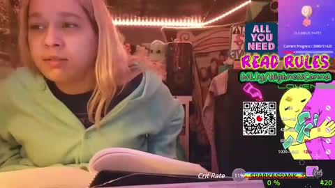Snapshot of highnesscanna chatting on 01-07-25, 08:45 HiGHNESS CANNA online show from 01-07-25, 08:45