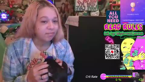 Snapshot of highnesscanna chatting on 01-10-25, 04:33 HiGHNESS CANNA online show from 01-10-25, 04:33
