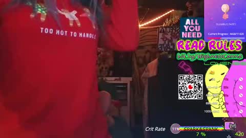 Snapshot of highnesscanna chatting on 01-20-25, 10:37 HiGHNESS CANNA online show from 01-20-25, 10:37
