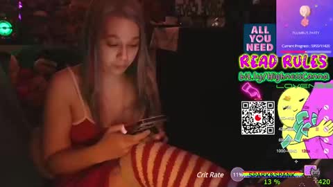 Snapshot of highnesscanna chatting on 01-28-25, 09:41 HiGHNESS CANNA online show from 01-28-25, 09:41