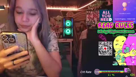 Snapshot of highnesscanna chatting on 02-09-25, 12:41 HiGHNESS CANNA online show from 02-09-25, 12:41