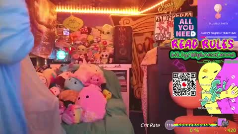 Snapshot of highnesscanna chatting on 02-19-25, 06:21 HiGHNESS CANNA online show from 02-19-25, 06:21