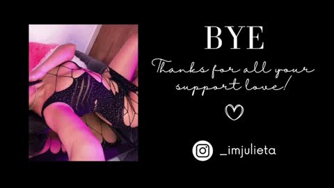 Snapshot of iamjulietaa chatting on 02-14-25, 02:28 online show from 02-14-25, 02:28