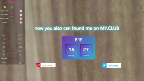 Snapshot of jane_meys chatting on 02-27-25, 08:17 your kitty JANE roawww online show from 02-27-25, 08:17