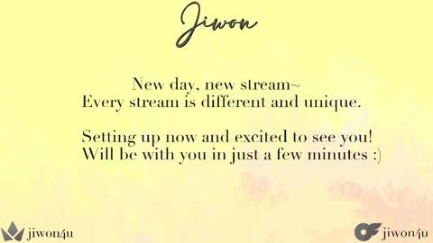 Snapshot of jiwon4u chatting on 02-22-25, 12:40 Jiwon online show from 02-22-25, 12:40