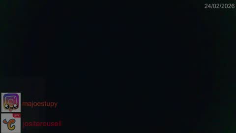 Snapshot of jositarousell chatting on 02-26-26, 11:04 Josita rousell INSTAGRAM majoestupy online show from 02-26-26, 11:04