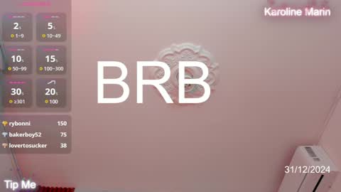 Karoline online show from 12-31-24, 04:57