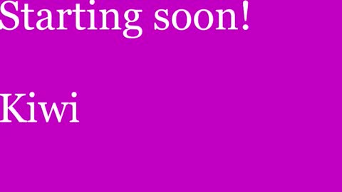 Kiwi online show from 01-13-26, 11:59