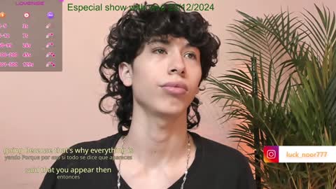 Snapshot of lucke_noor chatting on 12-18-24, 08:03 Noor online show from 12-18-24, 08:03