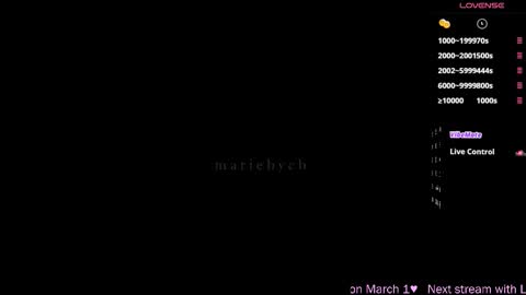 Snapshot of mariebycb chatting on 02-15-26, 03:42 Maria online show from 02-15-26, 03:42