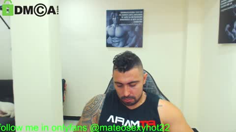 Snapshot of mateosexyhot22 chatting on 01-29-25, 12:01 Mateo online show from 01-29-25, 12:01