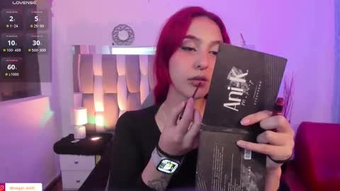 Snapshot of megan_wolf_1 chatting on 02-25-25, 08:36 Megan Online 1200am To 600 am Colombian time online show from 02-25-25, 08:36