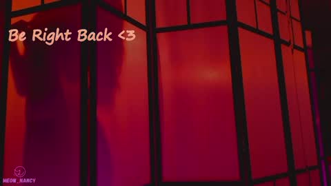 Snapshot of meow_nancy chatting on 12-15-24, 11:23 Heeyyooo Im Nans Subscribe to me I will be glad online show from 12-15-24, 11:23