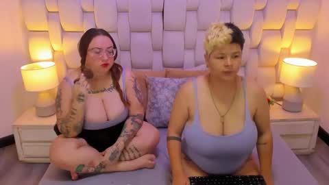 Snapshot of miaandmolly_ chatting on 12-05-25, 07:06 mia red hair molly short hair online show from 12-05-25, 07:06